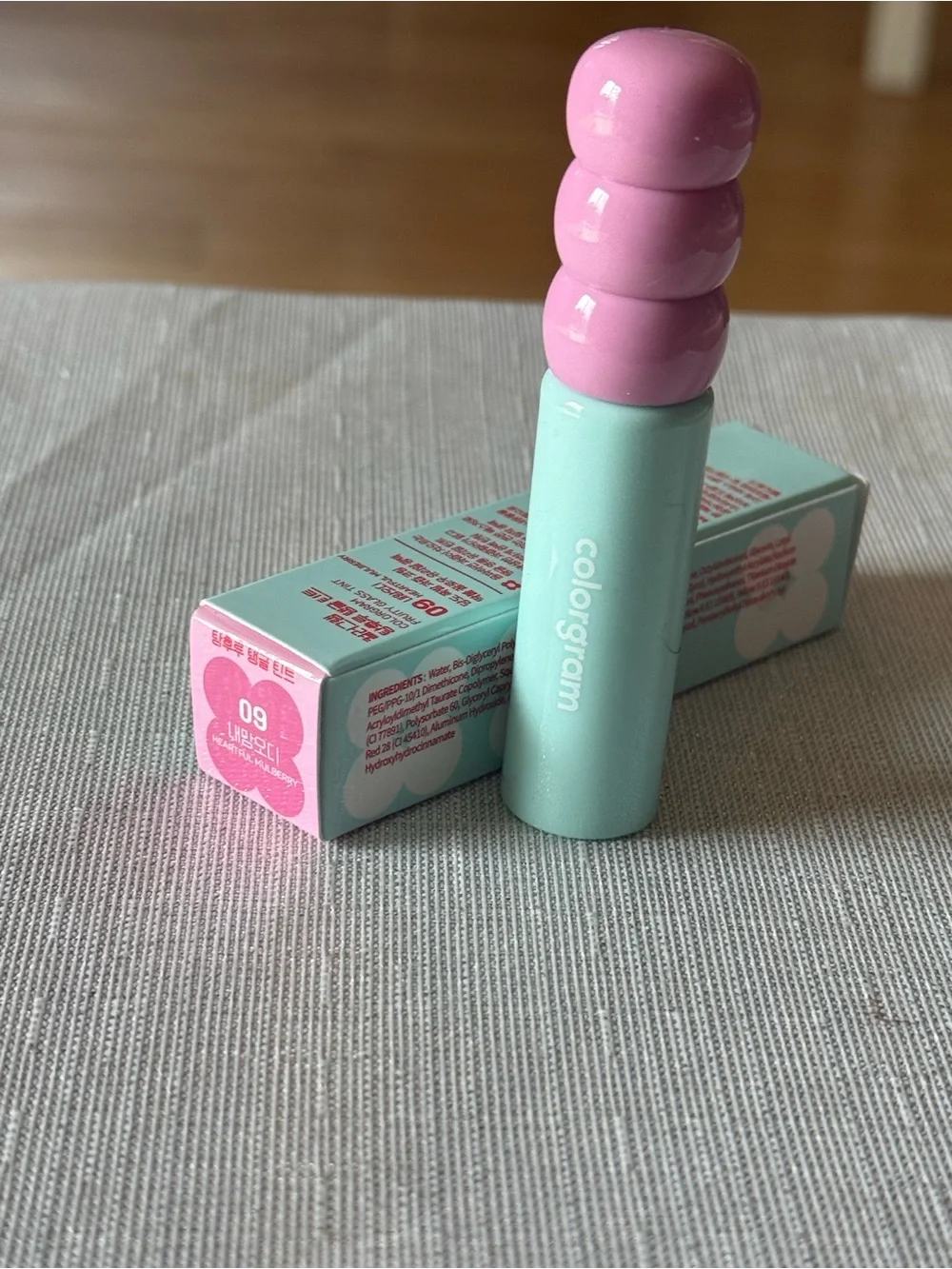 Colorgram Fruity Glass Tint 09 Heartful Mulberry Lip Tint New In Box K-Beauty